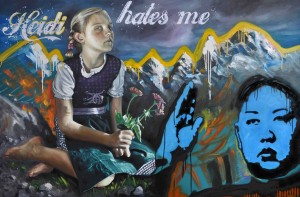 Heidi hates me (120x180cm)