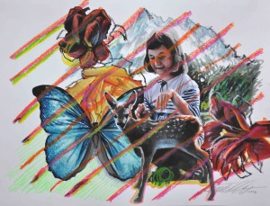 Intervention 4 - Idyllestörung (30x40cm)