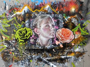 Intervention 39 - An der schönen Grenze (150x200cm)