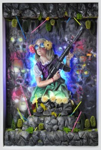 Intervention 40 - Idyllekind (124x84x22cm)