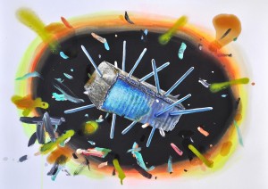 Intervention 48 - Maschine (50x70cm)