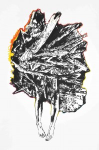 Intervention 64 - Im Wald (180x120cm)