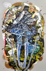 Intervention 63 - Im Wald (180x120cm)