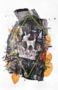 Intervention 74 - Retortenidylle (122x82cm)