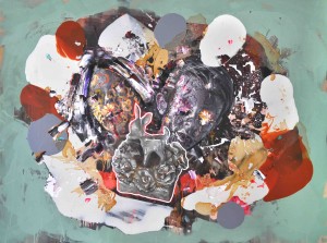 Intervention 78 - Modern people enjoying modern nature (150x200cm)