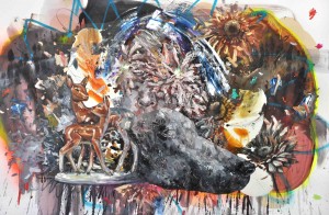 Intervention 85 - Camouflage (120x180cm)