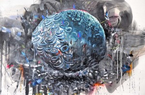Intervention 97 - Züchtung (120x180cm)