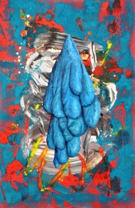 Intervention 170 - Blue organic thing (120 x 80 cm)_small