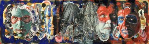 Intervention 160 - Gegenaufklärerische Landschaft mit Motten und Esoterikern (180x600cm)_small