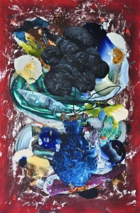Intervention 174 - Flower or lump with vase or incubator (180x120cm)