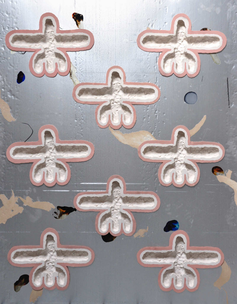 Flock of birds or drones (150x120cm)